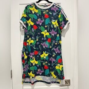 ADIDAS Woman Floral Print Dress XL